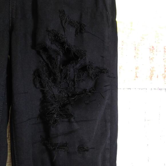Paige Verdugo Ankle destroyed black jeans size 26 - Picture 13 of 13